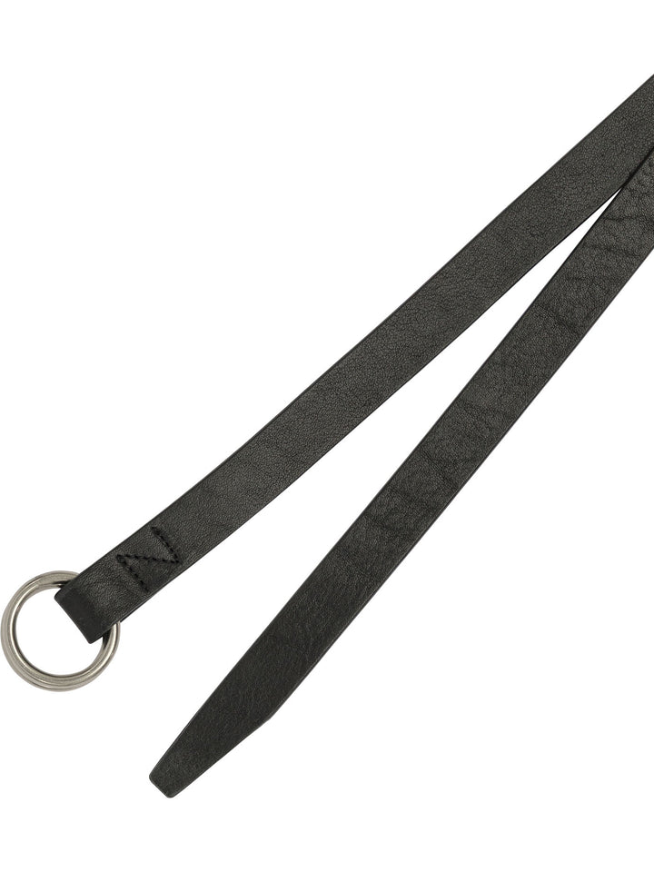 Nonnative Leather Belt With Double Ring Belts - Black | 2b421f7e52623ad1bfe88e9511523d090e5afb7e