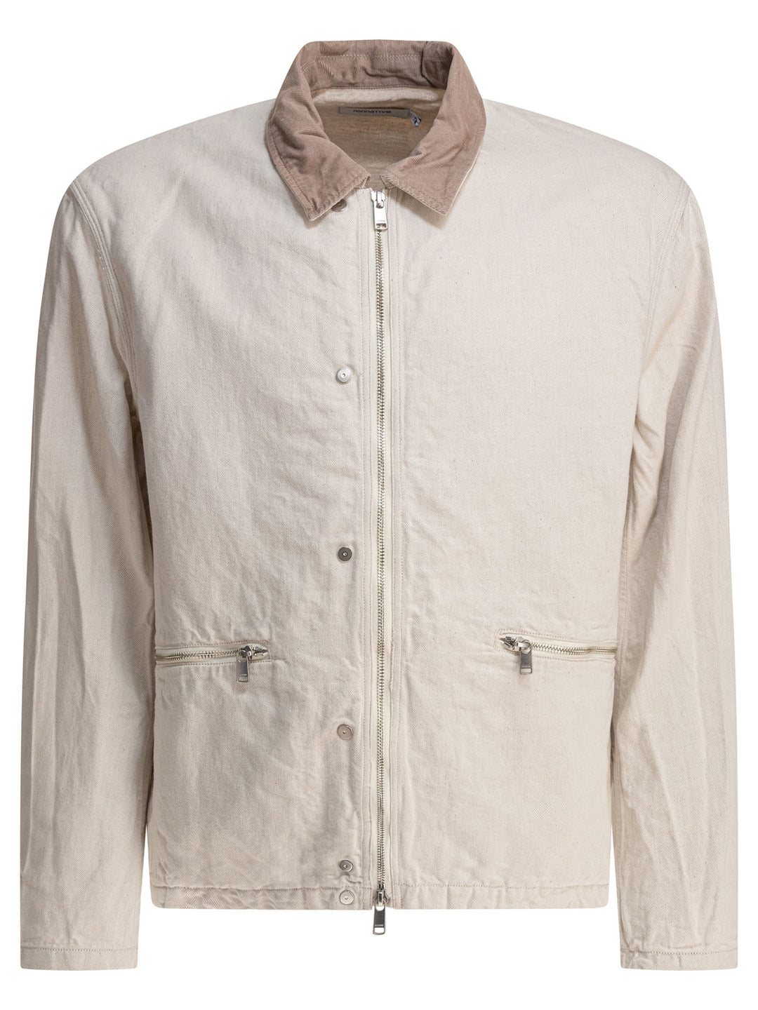Nonnative Cotton Overshirt Jacket Jackets and Coats - White | 241abb907b89f4ebb5badeb8f705c53de0e6204c