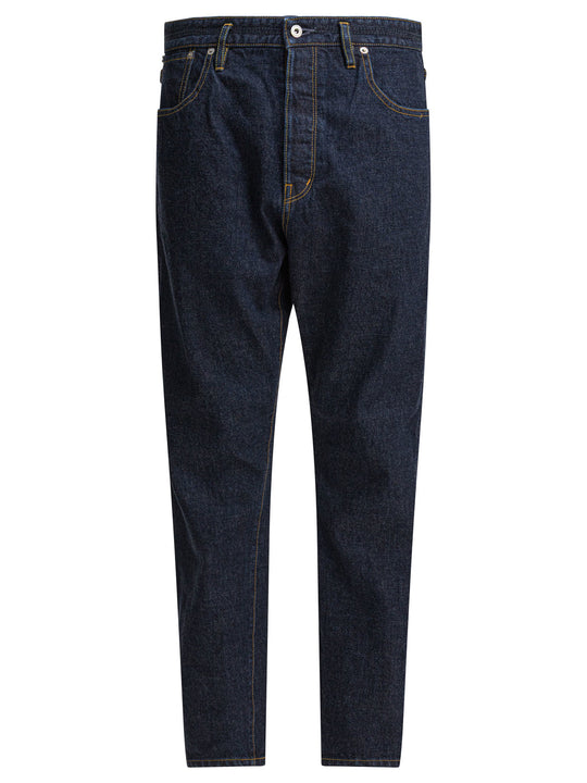 Straight-Leg Jeans Blue