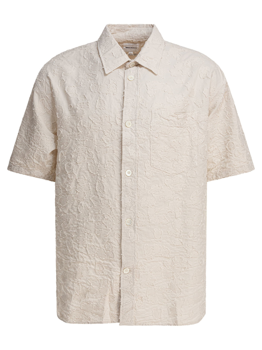 Norse Projects Ole Fil Coupe Ss Shirts - Beige | 486a61b04788947e8ed9e61e125fbce22ae5e2b0