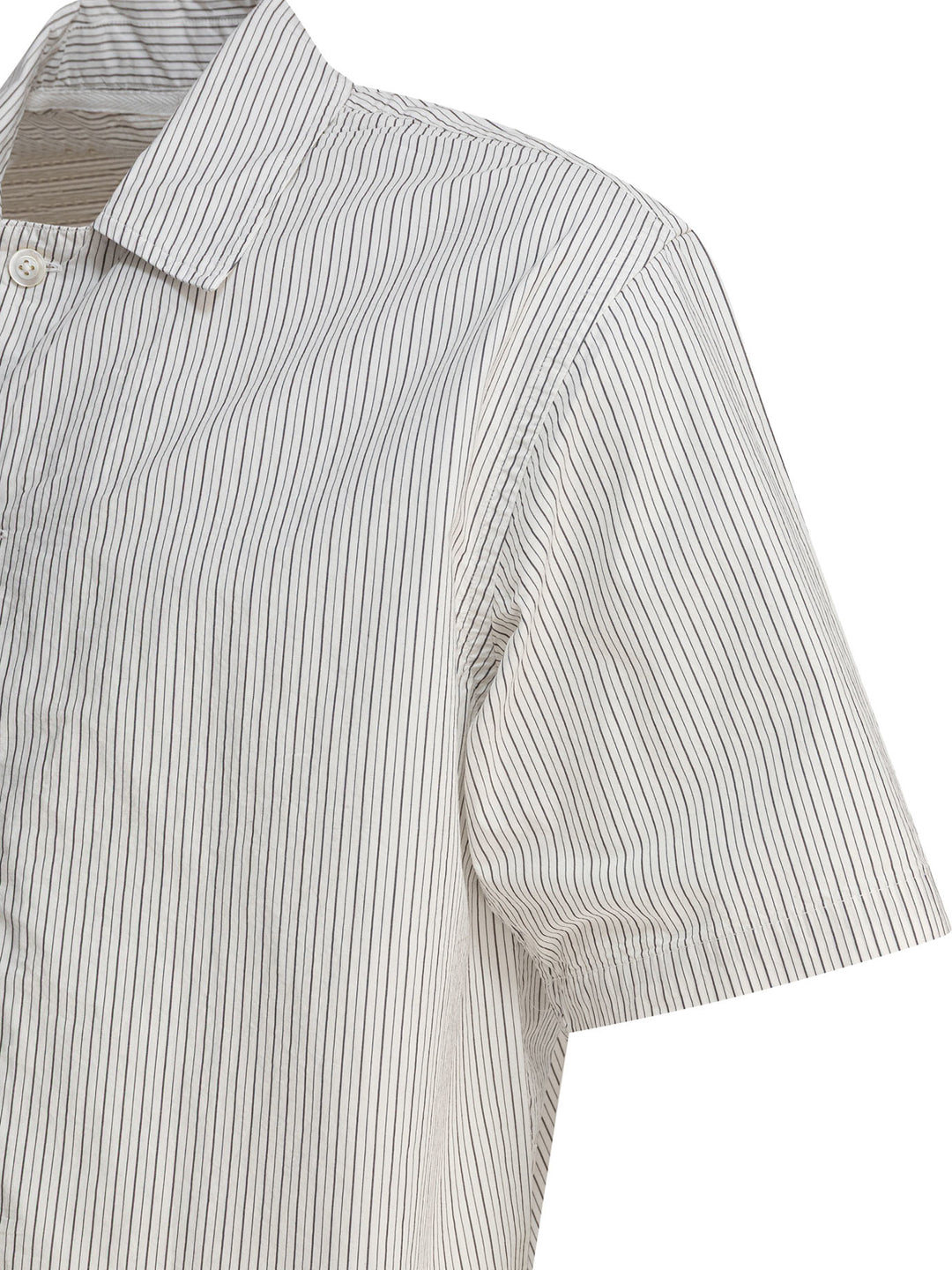 Norse Projects Mads Poplin Stripe Ss Shirts - Beige | 5bf7a4c6dc13b4566f4f16d73bf45525537c8afd