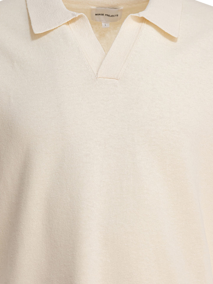 Norse Projects Leif Polo shirts - White | 3fd922a410e1c6d989ab602c404c514c3b255939