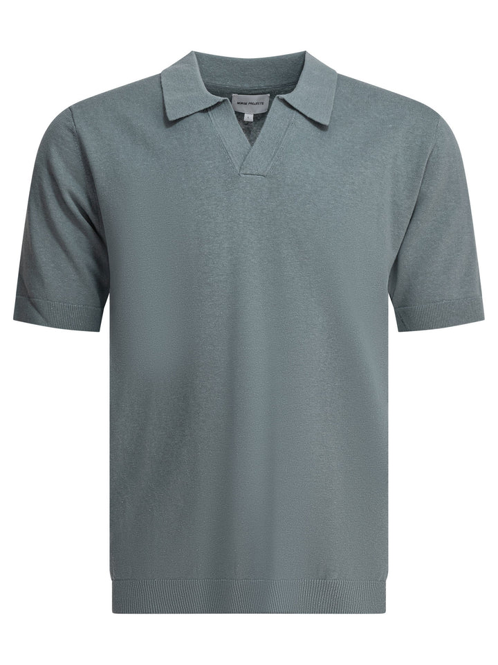 Norse Projects Leif Polo shirts - Blue | 7f853e827363d12fdcdad3cffc7ce92d2ed88db2