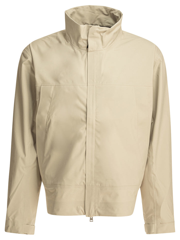 Norse Projects 3l Stand Collar Jackets and Coats - White | 0d7376584b6492d04087f1903e188d923447682e