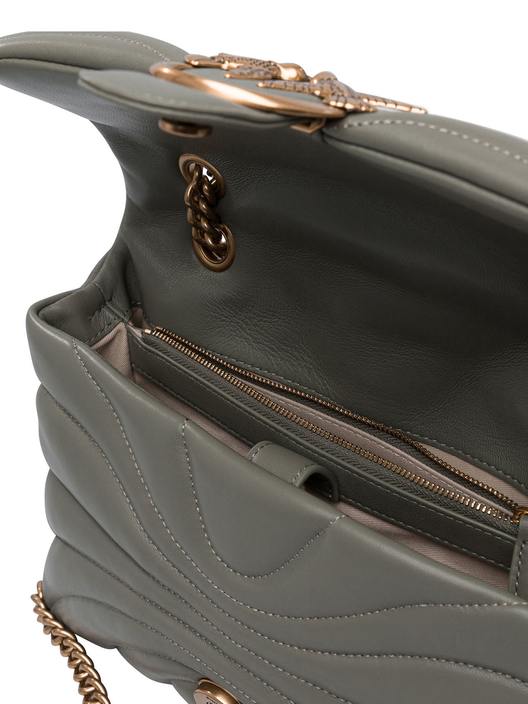 Pinko Love Bag Puff Crossbody Bags - Green | 02ff5fbe8f5163e0bf66d4149d188875d0a61c65