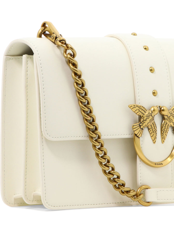 Pinko  Crossbody Bags - White | fb257bd08825ec7619b0641fed2e628ba3894dbe