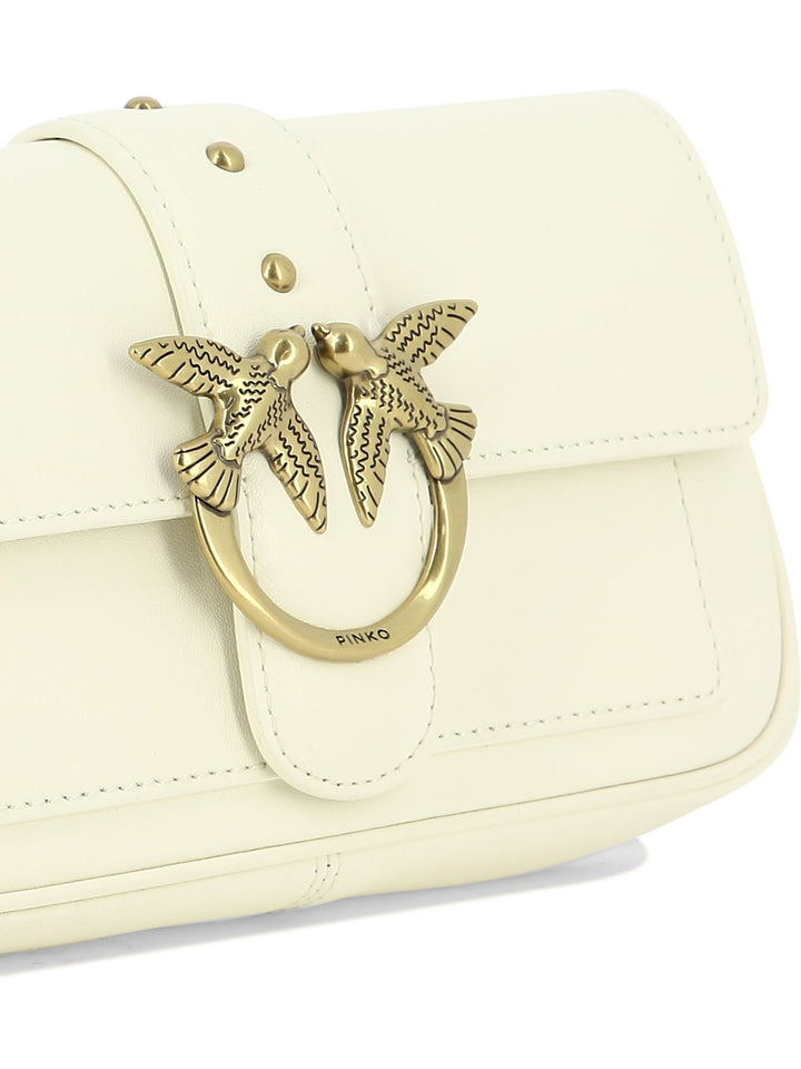 Pinko  Crossbody Bags - White | aa9e651af2598f9a987c68440c74c06cce12ad46