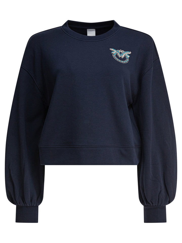 Pinko  Sweatshirts - Blue | c04980bbbf295cf8475a904cb4e87e3a5ff767b8