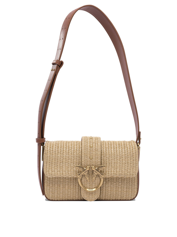 Pinko  Crossbody Bags - Beige | 16c6c3ed5cbed9a45543a5bbbc839d42f87bbcff