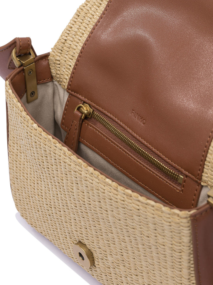 Pinko  Crossbody Bags - Beige | f08f306bdbe78883e76cb7898c62a08749bd0d8b