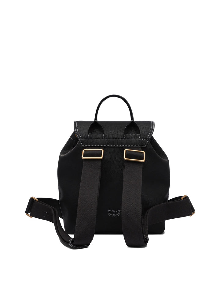 Pinko Zainetto Multitasche In Pelle Bottalata Backpacks & Travels - Black | 6cb6b9983164486c0ac4c3c56a1795ef6211a803