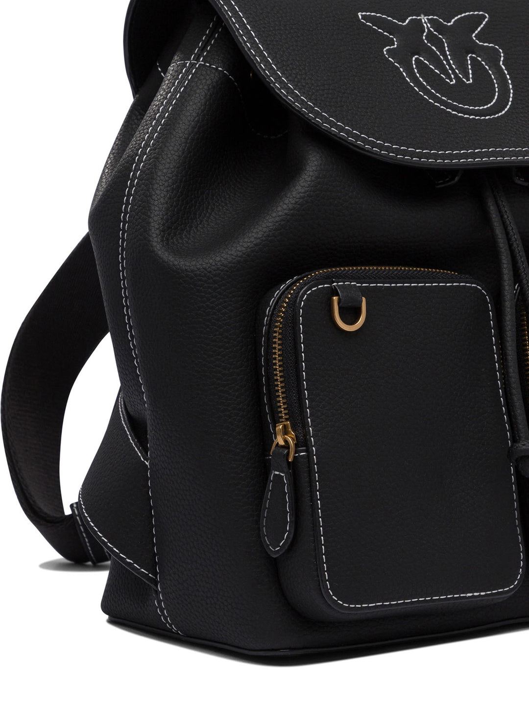 Pinko Zainetto Multitasche In Pelle Bottalata Backpacks & Travels - Black | 6153188216bd20fe16940097125b991eea5b5bdd