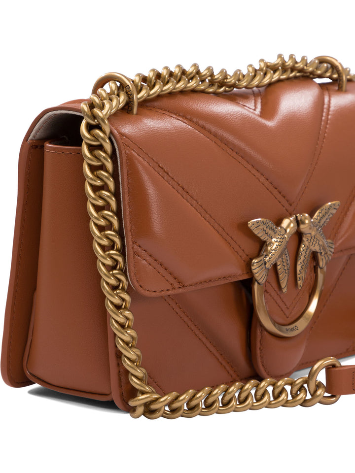 Pinko  Crossbody Bags - Brown | c844722200e2661600fb8f7c36ba03f230f145cc