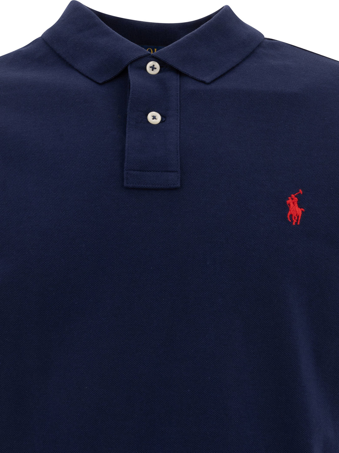Polo Ralph Lauren Pique Polo Shirt Polo shirts - Blue | 68ad7c77d8b80319db76d3dda9e3e84ee756baab