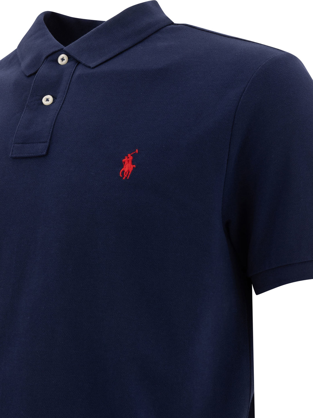Polo Ralph Lauren Pique Polo Shirt Polo shirts - Blue | ed081061945018906d4e6f22852c1ff61ba1cd9d