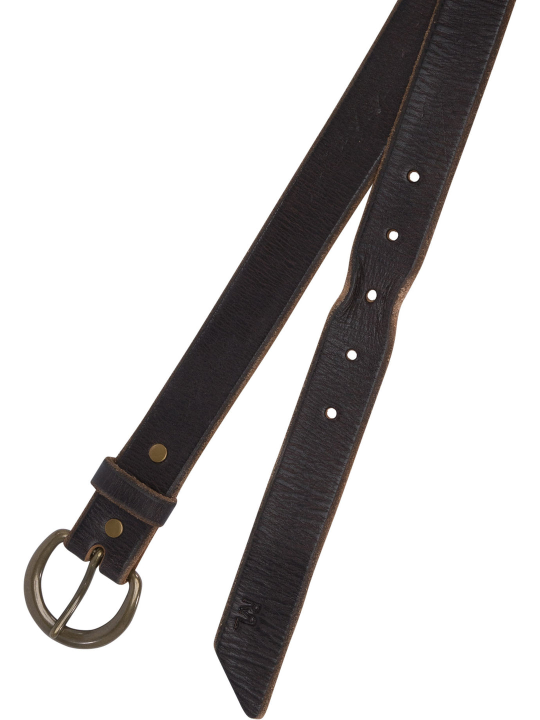 Rrl By Ralph Lauren Hammered Leather Belt Belts - Brown | 5dc984d6c3557e42e507795a89ad67204d12c2ce