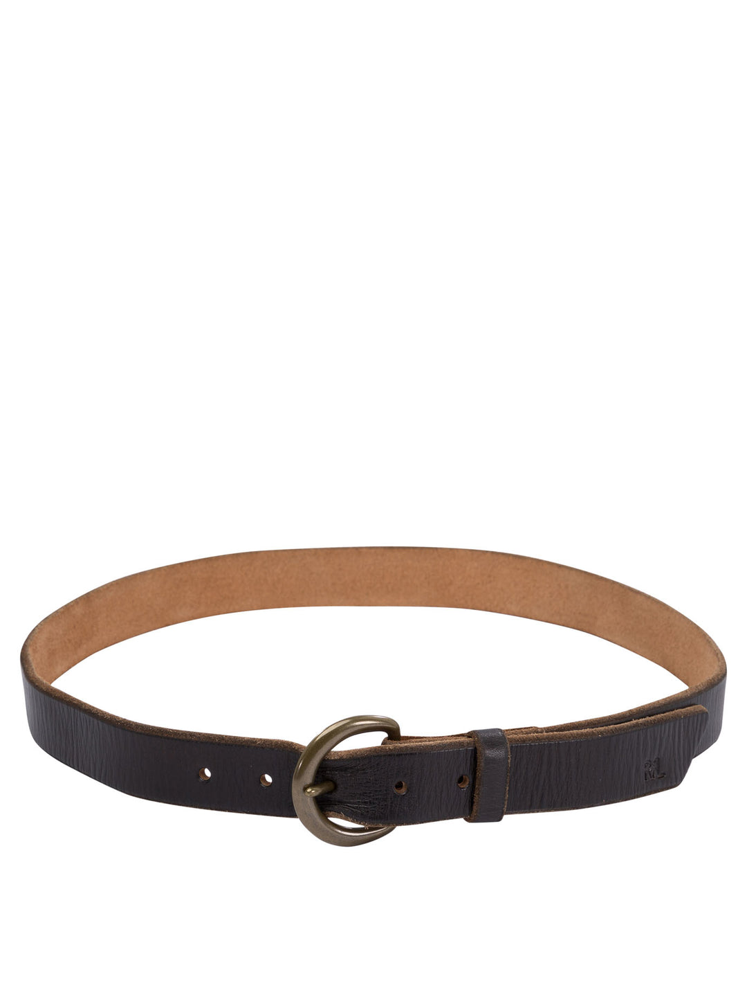 Rrl By Ralph Lauren Hammered Leather Belt Belts - Brown | 7f807a3d84d53ed382339928a7e31af33ebff498