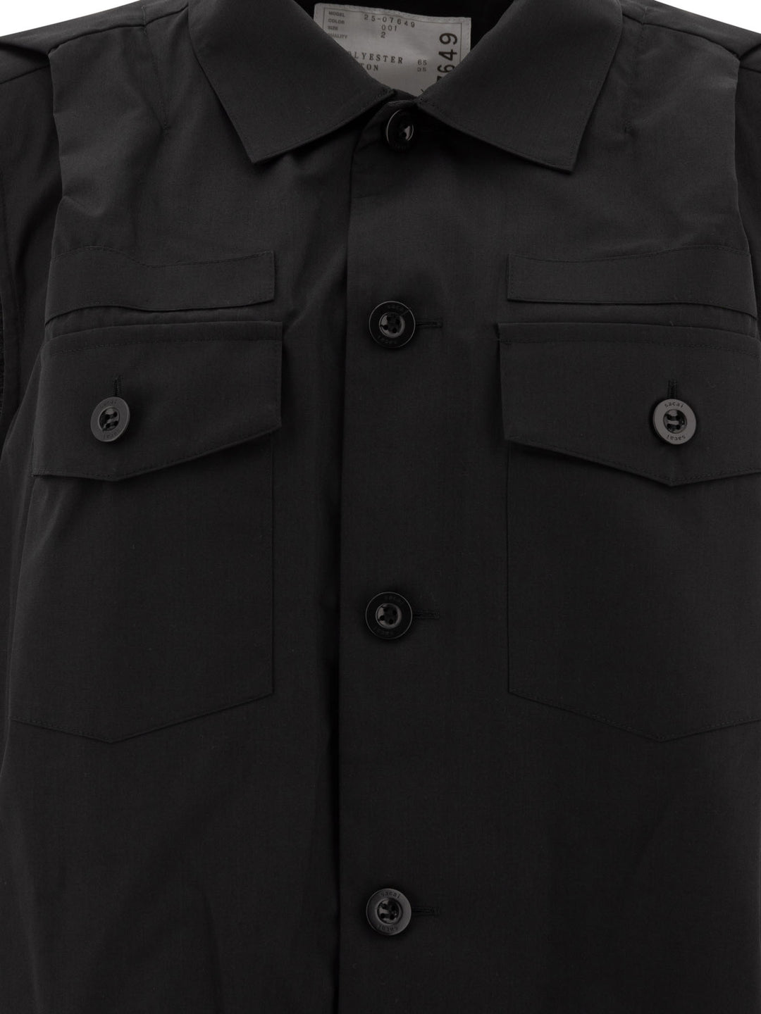 Sacai Shirt Dress Dresses - Black | 4d9315c396e0179980c699ea5488bff6fff343f6