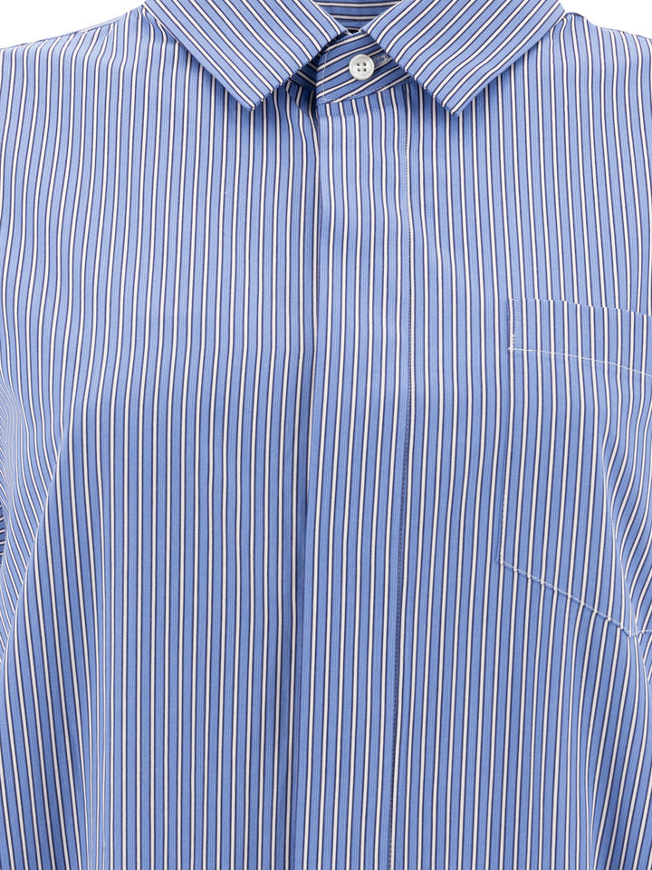 Sacai Shirt Dress Dresses - Blue | eb9790d78a413d927ddd8b2d0be0fa8539f8e629