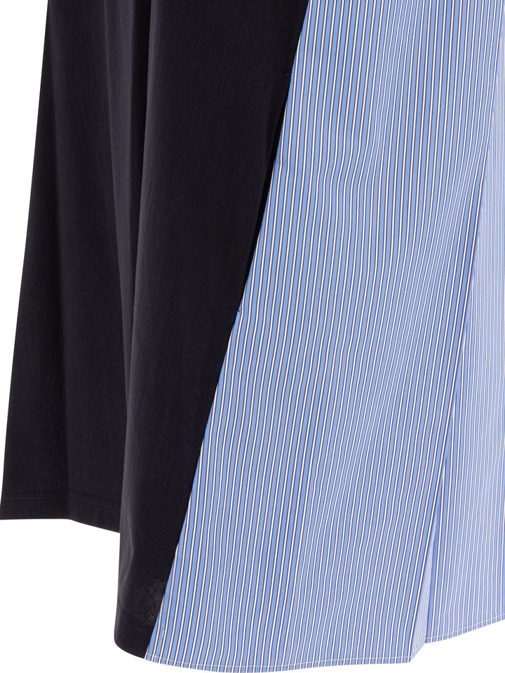 Sacai Cotton Dress Dresses - Blue | 58813b9ff7c6af334fada05da54e5f8bdd516cf1