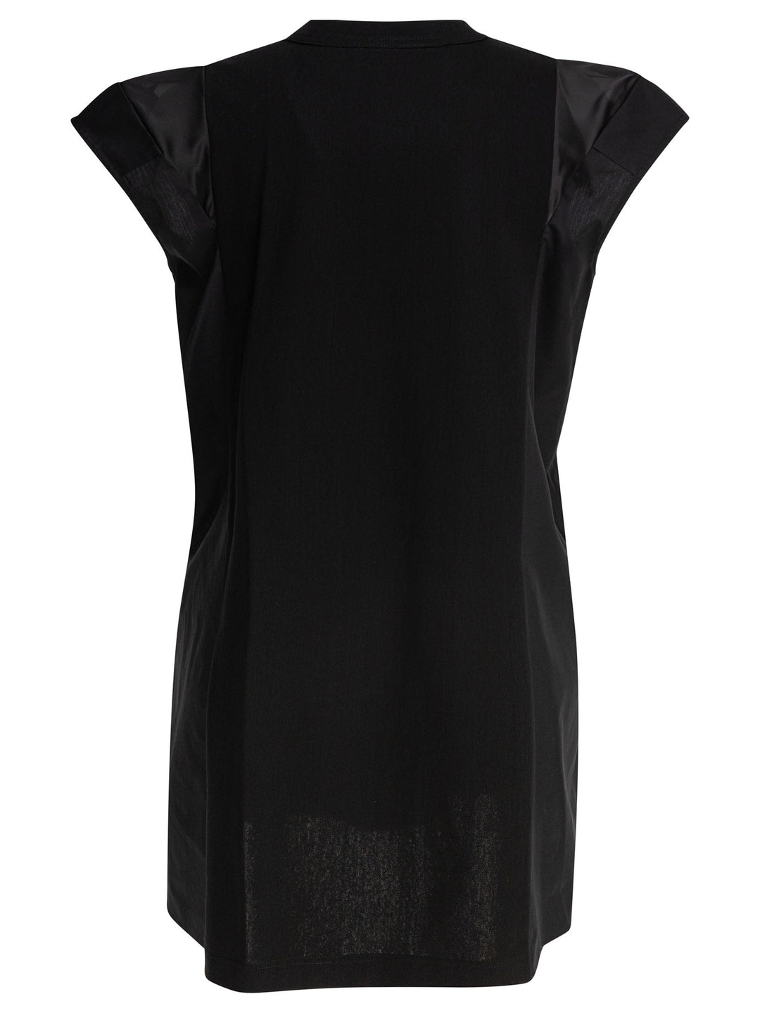 Sacai Cotton Jersey Dress Dresses - Black | 306e725ea2388e53b51515a9705e8511576543ab
