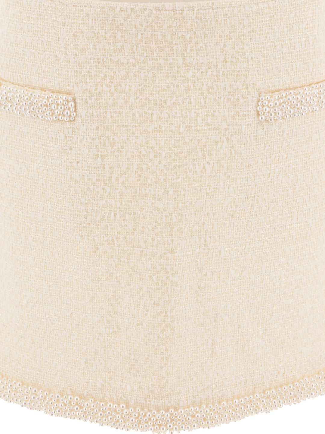 Self-Portrait Beaded Miniskirt Skirts - Beige | 8d10332d3bb45bfaf8636bd5e549894e9c988863