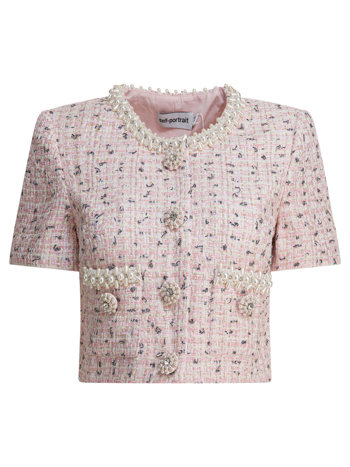 Self-Portrait  Tops - Pink | b928c1c559dad6af29f1fbba82bf4b4ae810ad42
