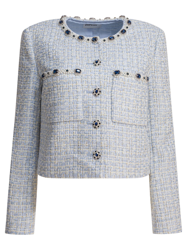 Self-Portrait Jackets & Coats Jackets and Coats - Light blue | 5b5aee2f98219bf4202edbe98abb0fe07c6d3dbd