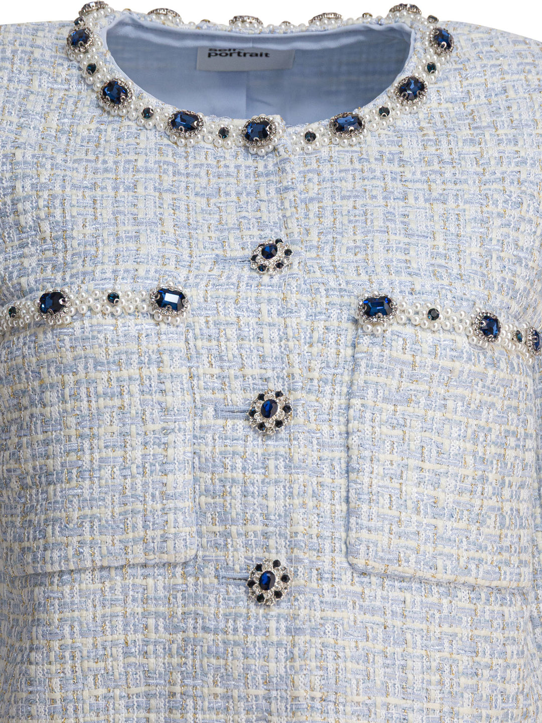 Self-Portrait Jackets & Coats Jackets and Coats - Light blue | f78502b87e6640bfcffd76a6fad9994c400d858d