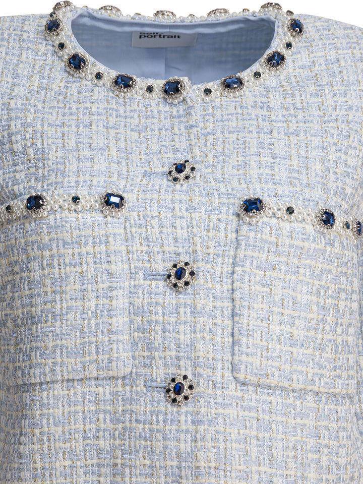 Self-Portrait Jackets & Coats Jackets and Coats - Light blue | f78502b87e6640bfcffd76a6fad9994c400d858d
