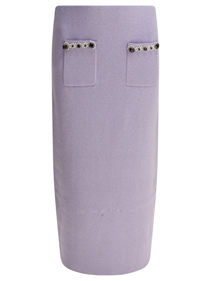Self-Portrait  Skirts - Purple | 0382a6de3dc69cd90be4f95391b802852640c2a2
