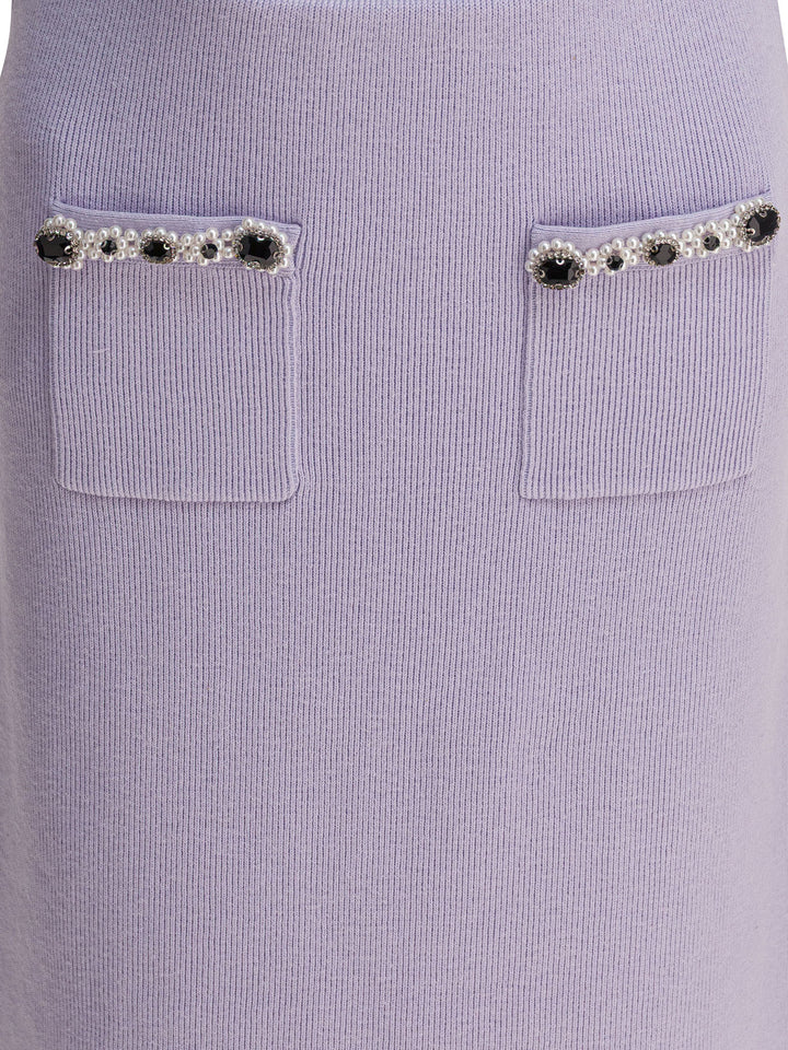 Self-Portrait  Skirts - Purple | e795e537f618247c7b3210318dce93dc696444ef
