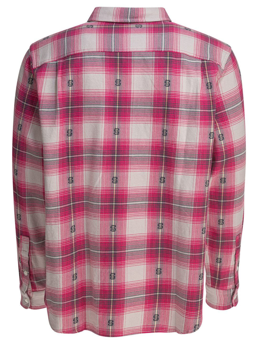 StüSsy Motif Plaid Shirt Shirts - Pink | c77b1d2b70b4b7990962867c5f17233d42b5136c