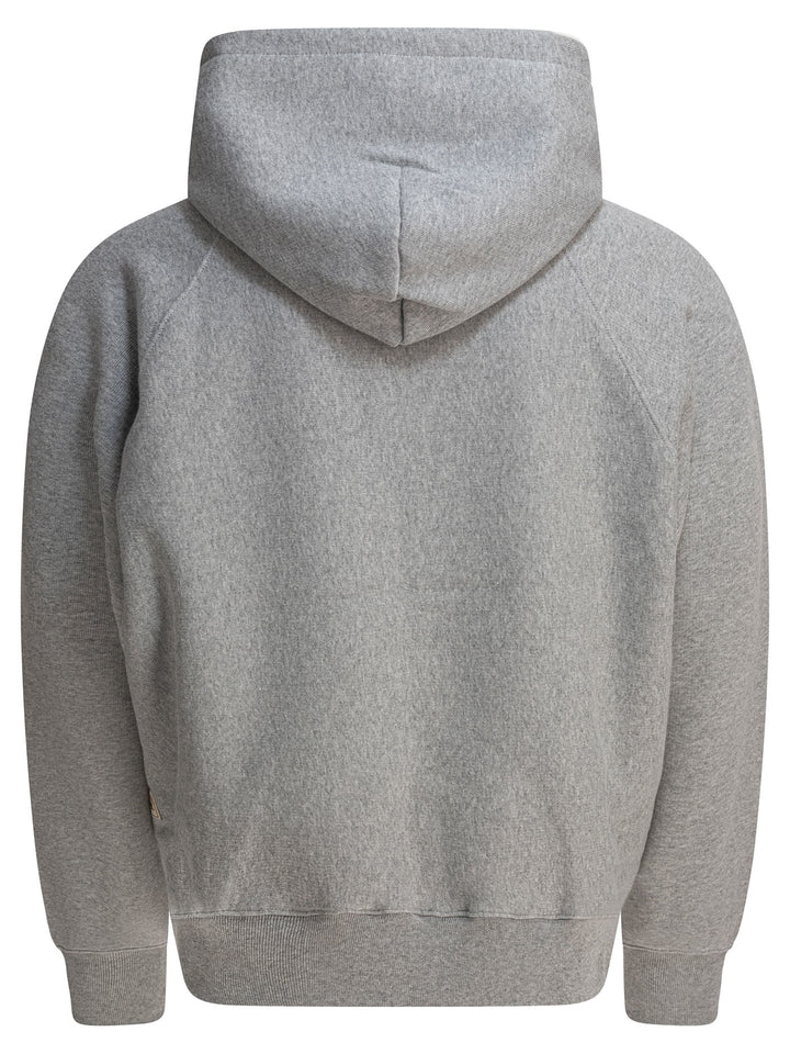 StüSsy Zipper Hoodie Sweatshirts - Grey | dcb98e809a87b7654d8186d76ceca8c9adb17be3