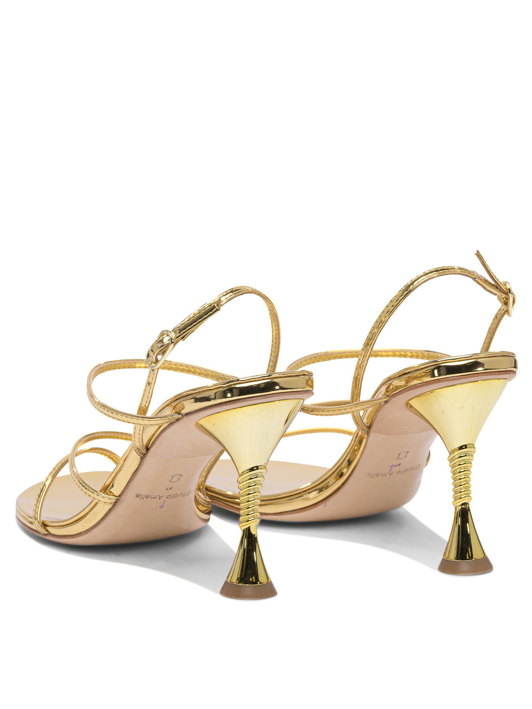 Studio Amelia  Sandals - Gold | 74be1002546b5b41cdd841d5bd7ab2692dfa0968