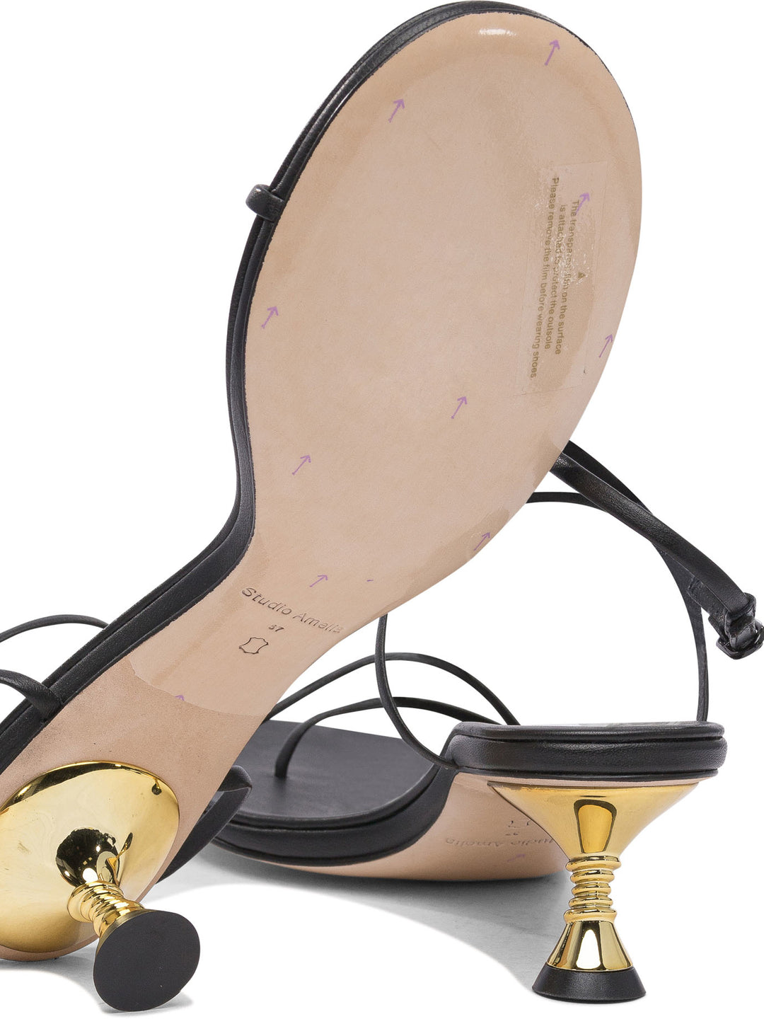 Studio Amelia  Sandals - Black | 6b7b004521da4eec6ef8ed724e2bffe7c3b44cdd