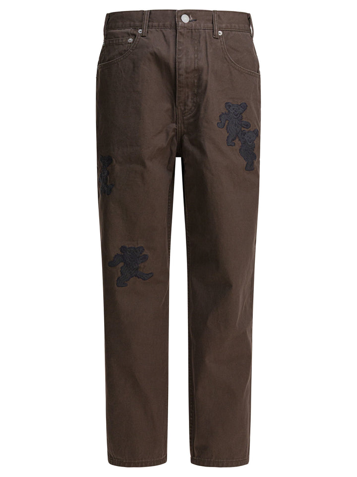Thisisneverthat® Gd Dancing Bears Trousers - Brown | 9d33d23f5cac9296215e1aa44b013918a3504818