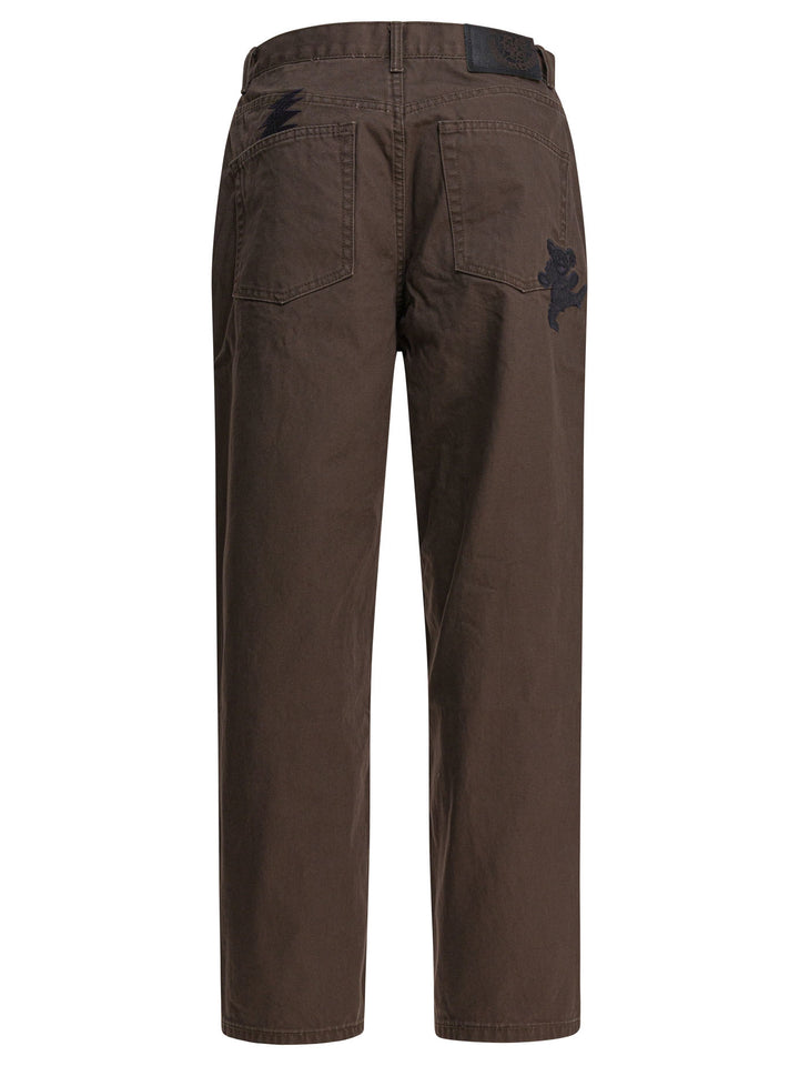 Thisisneverthat® Gd Dancing Bears Trousers - Brown | 920ce2908f433c0652308f0426b918ab6bb91a25