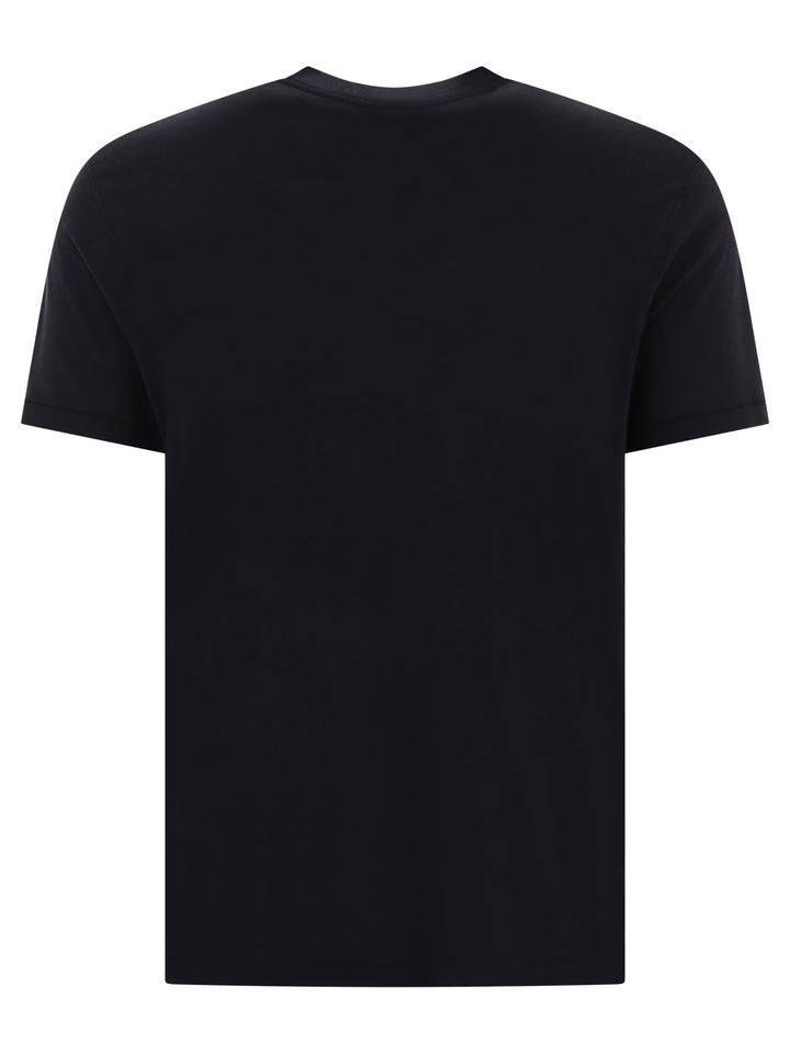Tom Ford Cotton Lyocell T-Shirt T-shirts - Black | 7f6b1b858b1406196f7ff98e8953ad0e1ac6453f