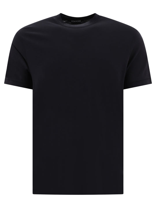 Cotton Lyocell T-Shirt T-Shirts Black