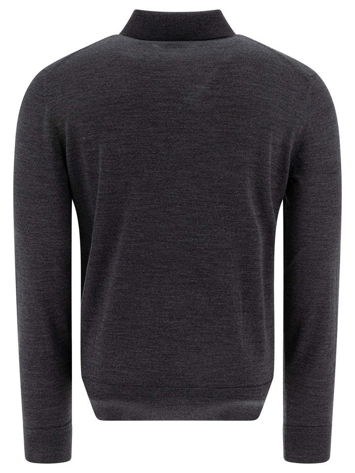 Tom Ford Polo In Pura Lana Polo shirts - Grey | 4d1b27ad2c36dba4523a5a95570fc6bfb1adfedd