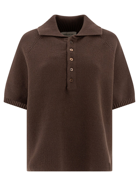 Polo Shirts Brown