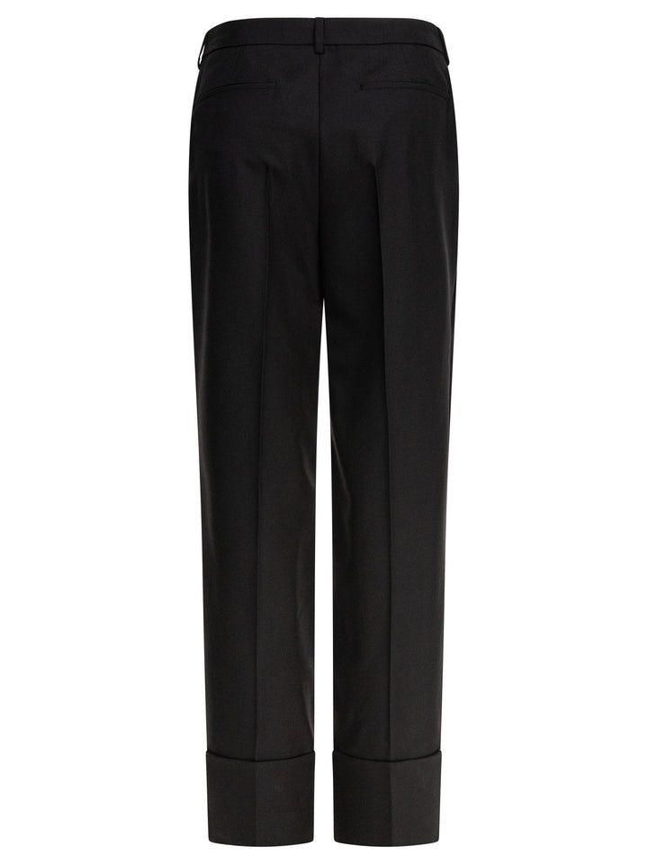 Valentino Wool Tailored Pants Trousers - Black | 8ba1159be0b7ffd1e4d45e8607026e5acaf1df1b