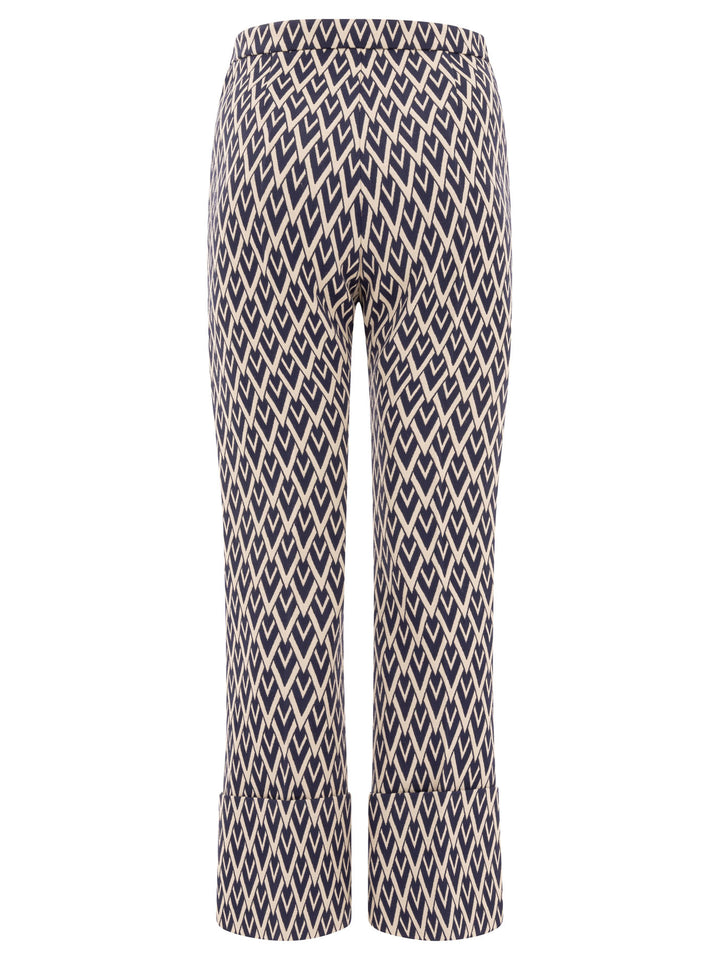 Valentino Wool Pants Trousers - Blue | 005d175f2256d307b0f4d6c78622c0a92aac8223