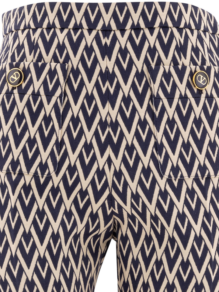 Valentino Wool Pants Trousers - Blue | be6b6cdb77fd98b4a47e8f5432e4e93084dbdafa