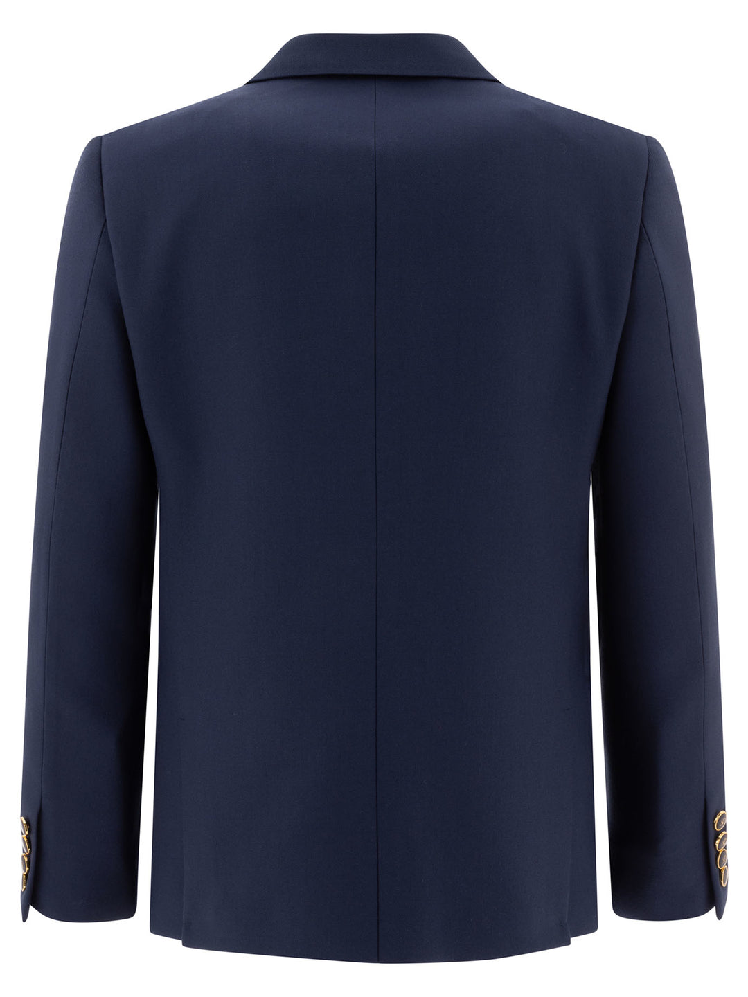 Valentino Virgin Wool Blazer Jackets and Coats - Blue | 36a81868100e351fbfc398e997b5510e64135750
