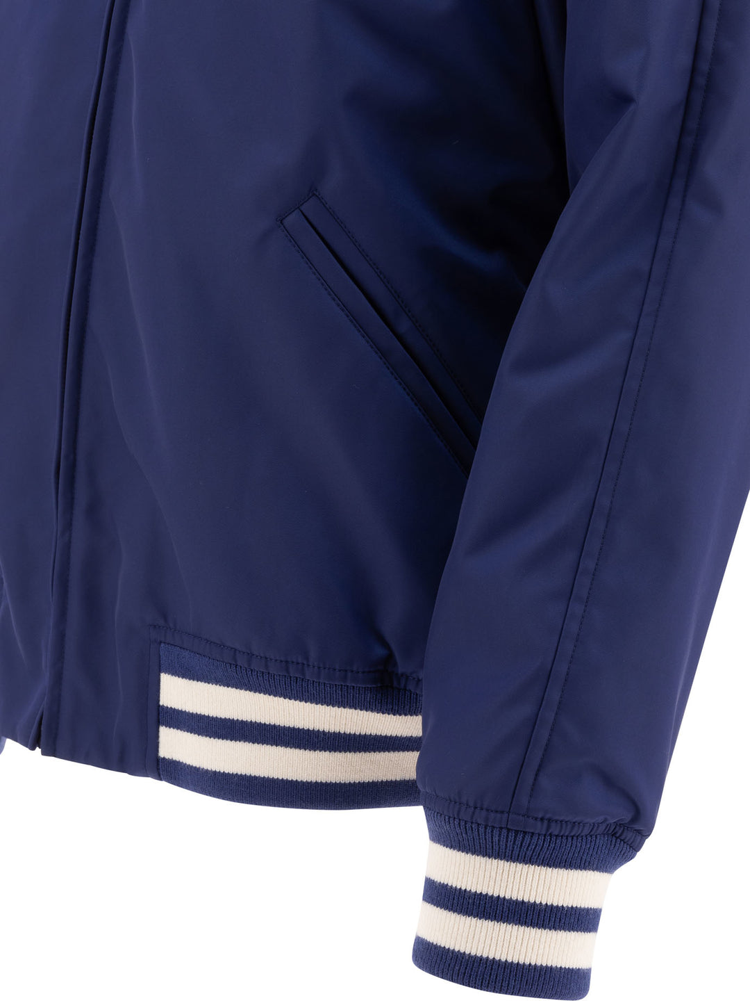 Valentino Nylon Bomber Jacket Jackets and Coats - Blue | 751d4a77930bccc5d32376ccd79e26bc3752971f