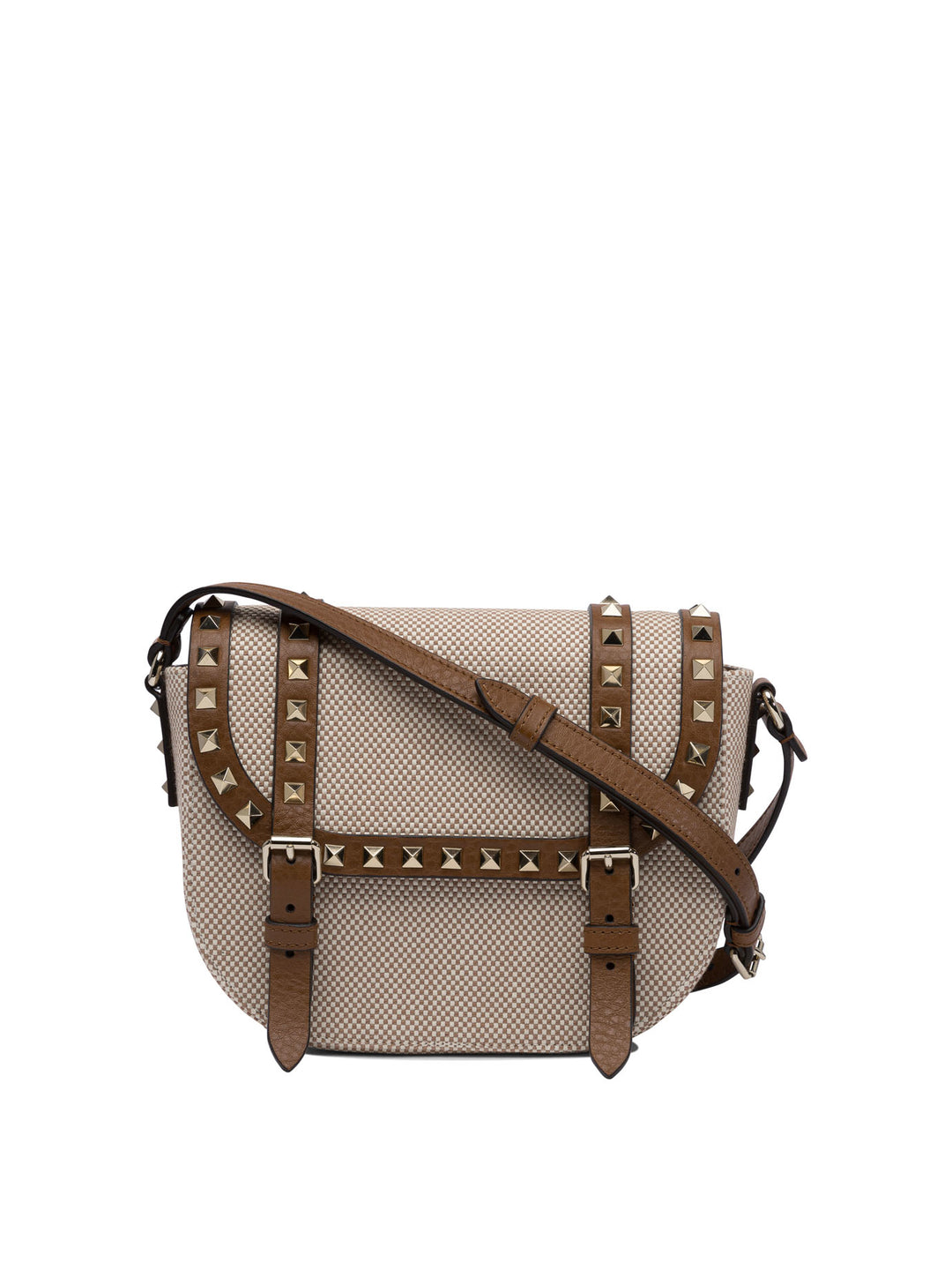 Valentino Garavani Rockstud Crossbody Bags - Beige | d77c54d3afe1b5d234955916e1a1d686ffcbd600