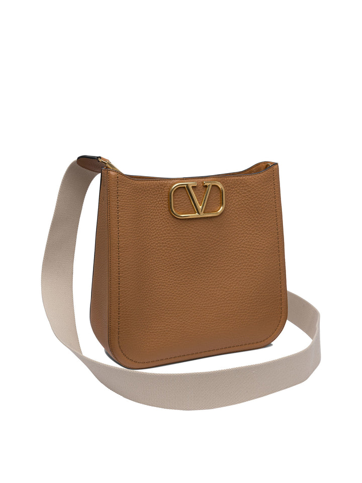 Valentino Garavani Alltime Shoulder Bags - Beige | d8886abfd3673655d94f72ef078498b20c0b2c82