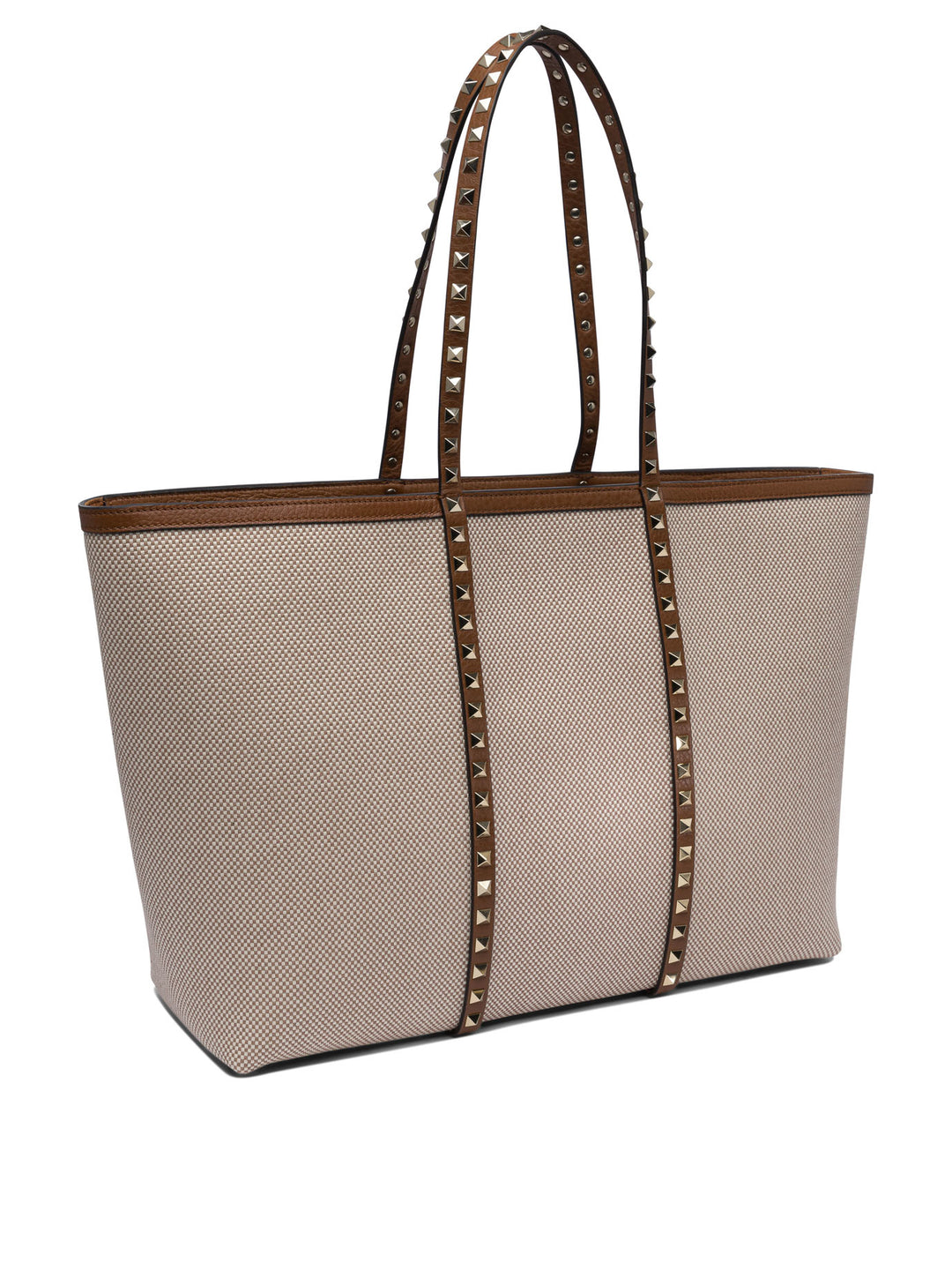 Valentino Garavani Rockstud Shoulder Bags - Beige | 154216c5ba8ca81979ac603ef7d13f12e938f01f
